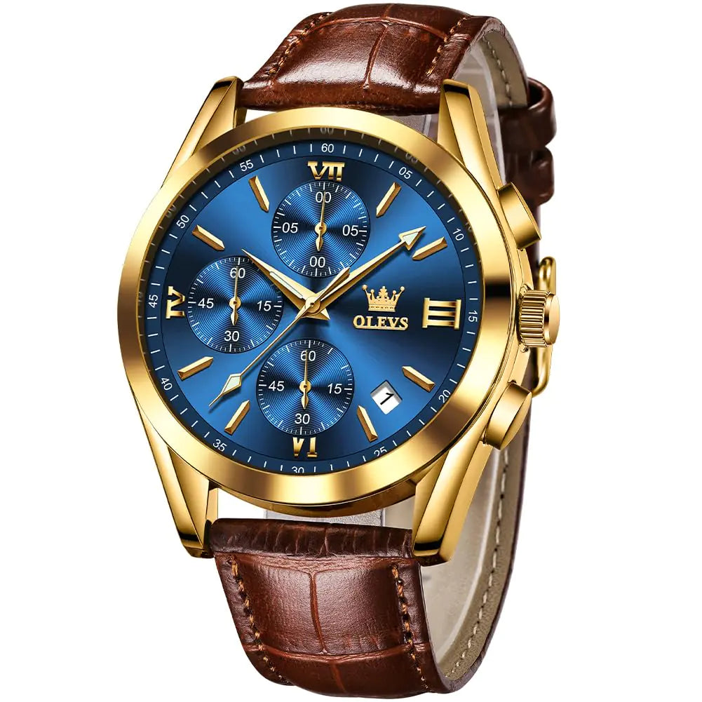OLEVS Men’s Large Dial Chronograph Watch